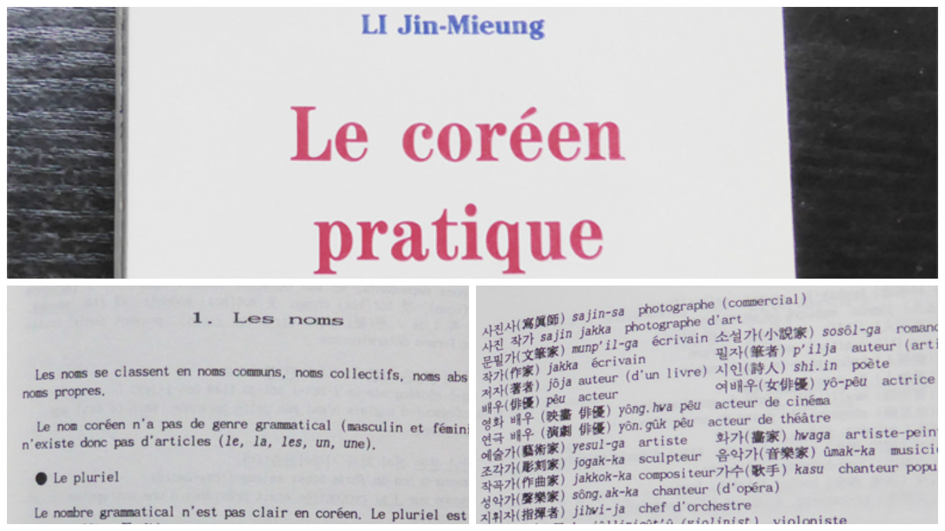 [Critique livre] "Le coréen pratique" de Li Jin-Mieung